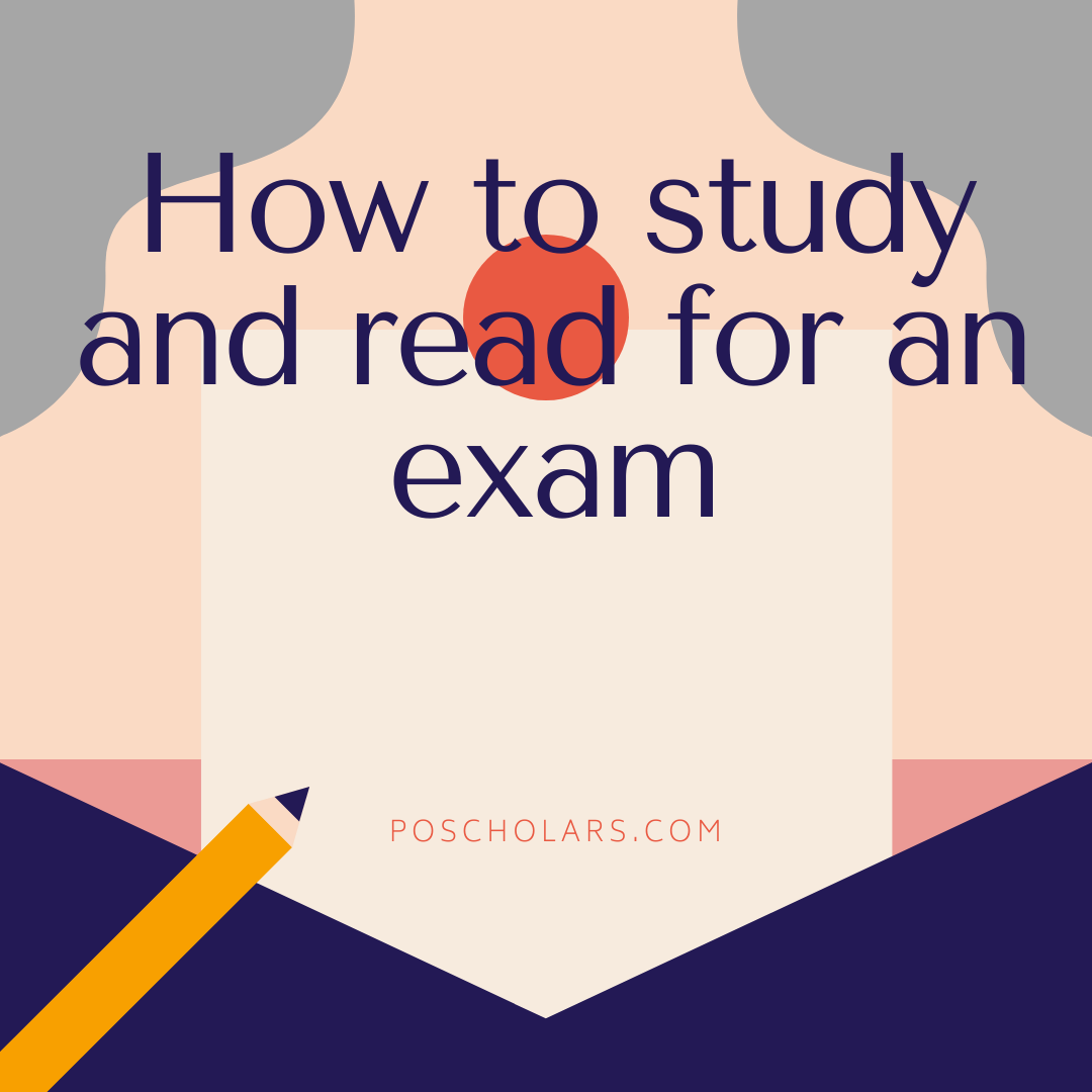 how to study and read for an exam
